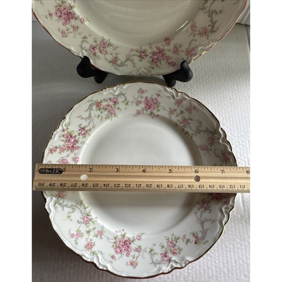 4 Hutschenreuther Richelieu Porcelain Selb Pasco Salad Plates 7 3.4" Vintage - Picture 2 of 5